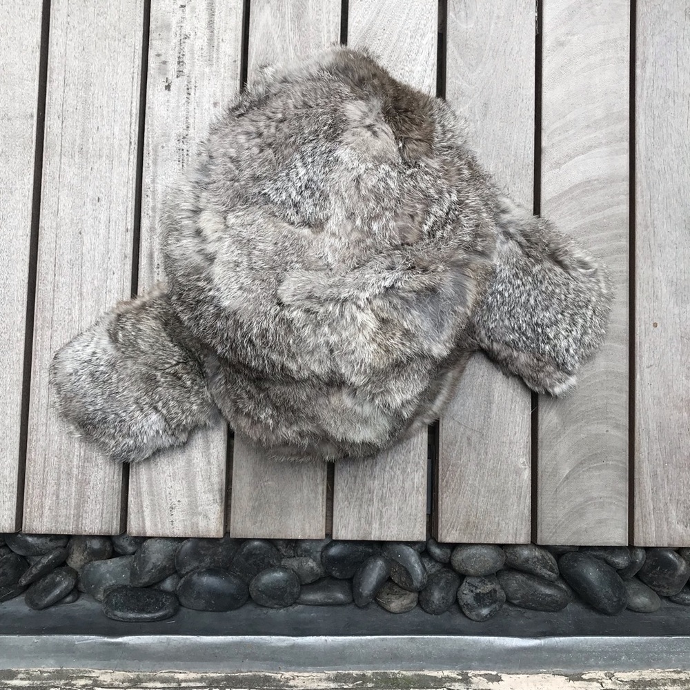 RABBIT FUR Russian Trapper Hat